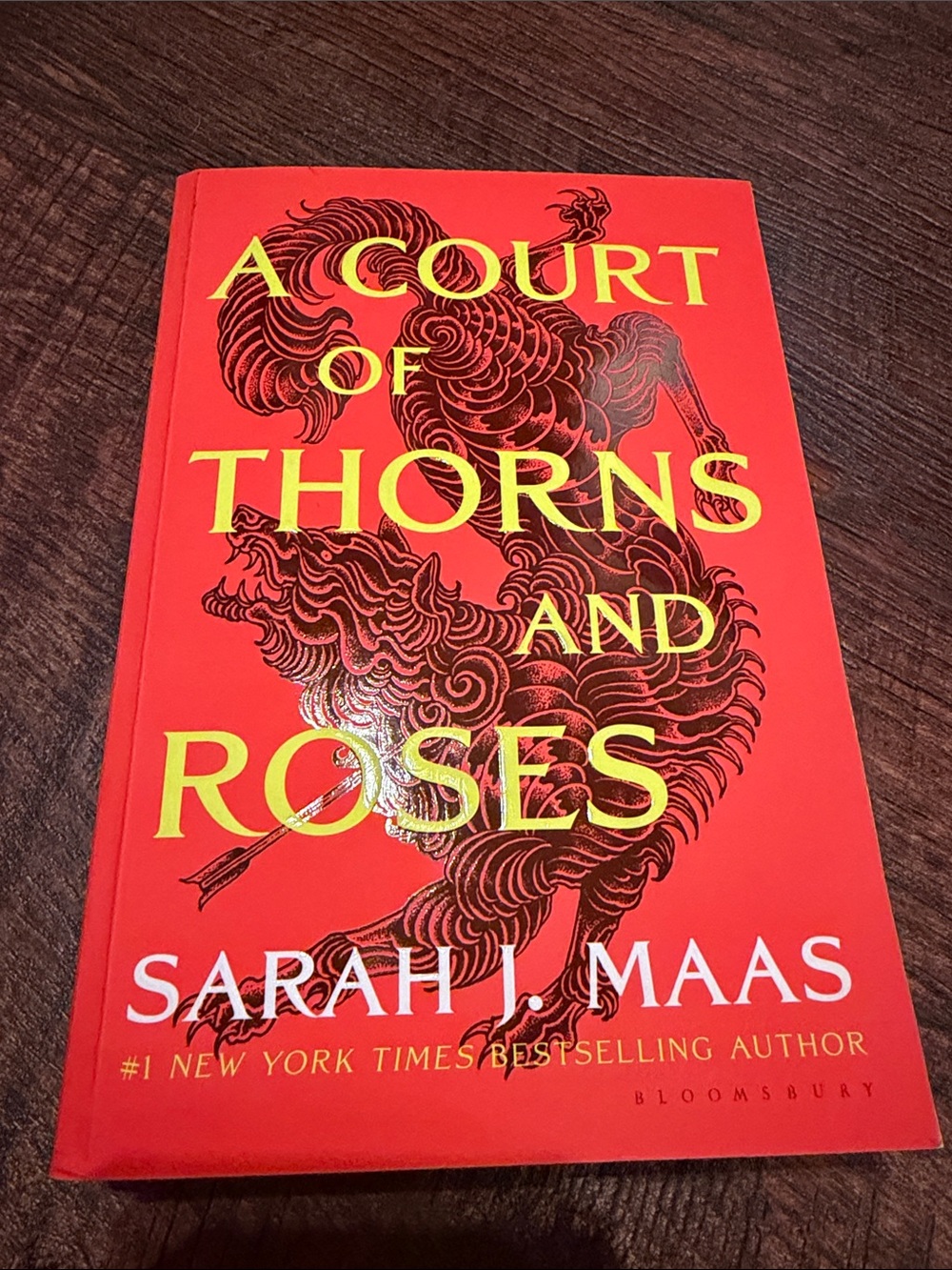 A Court of Thorns and Roses by Sarah J. Maas - Red Cover